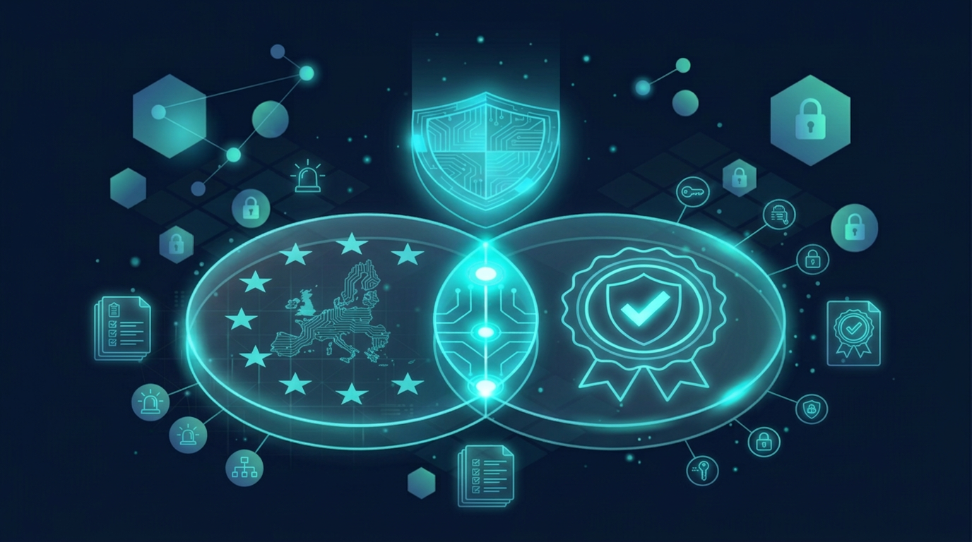 NIS2 and ISO 27001 overlapping compliance frameworks with shared controls