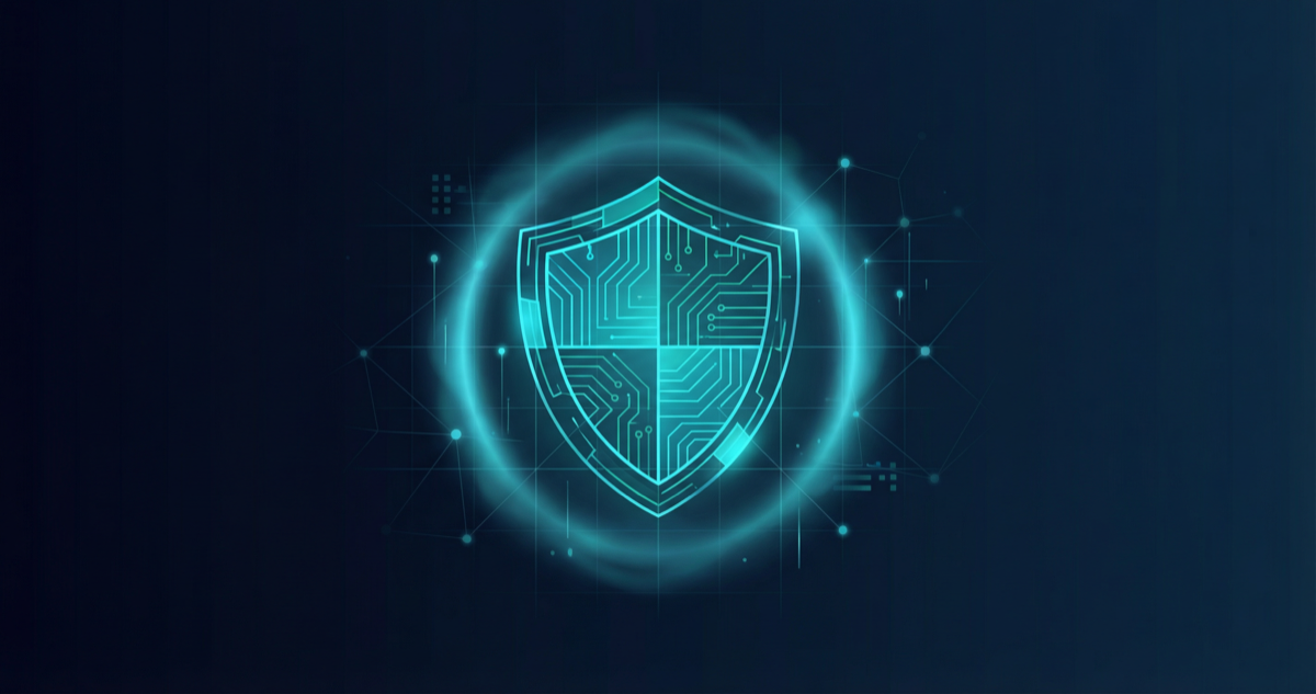 Digital shield representing GRC and cybersecurity governance